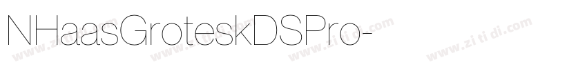 NHaasGroteskDSPro字体转换