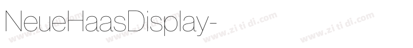 NeueHaasDisplay字体转换 NeueHaasDisplay字体转换