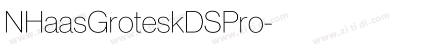 NHaasGroteskDSPro字体转换