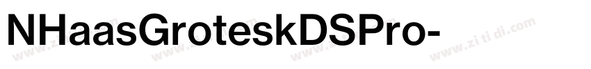 NHaasGroteskDSPro字体转换