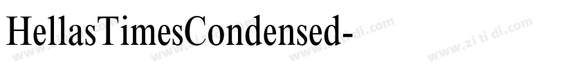 HellasTimesCondensed字体转换 HellasTimesCondensed字体转换