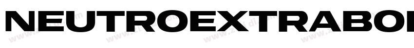 NeutroExtraBold字体转换