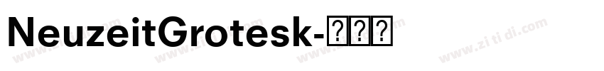 NeuzeitGrotesk字体转换