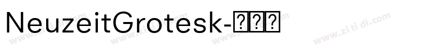 NeuzeitGrotesk字体转换