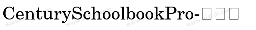 CenturySchoolbookPro字体转换 CenturySchoolbookPro字体转换
