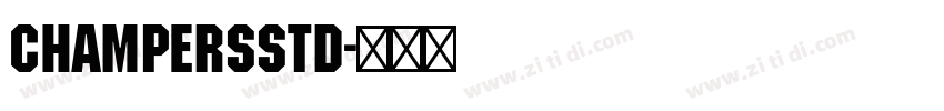 ChampersStd字体转换