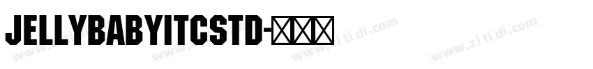 JellybabyITCStd字体转换