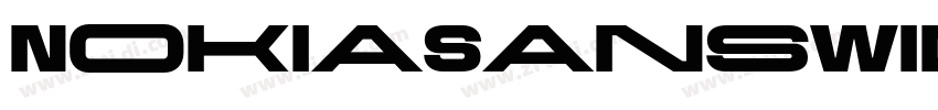 NokiaSansWideMultisc字体转换
