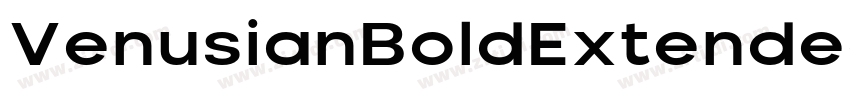 VenusianBoldExtended字体转换