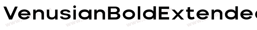 VenusianBoldExtended字体转换