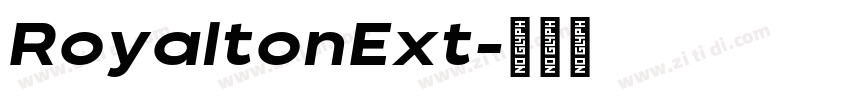 RoyaltonExt字体转换