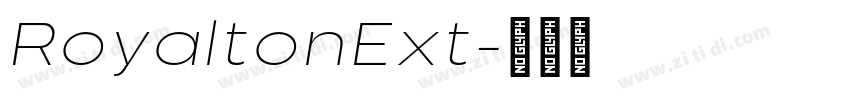 RoyaltonExt字体转换