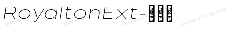 RoyaltonExt字体转换