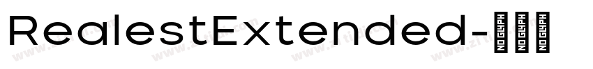 RealestExtended字体转换