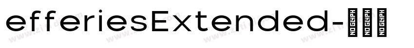 efferiesExtended字体转换