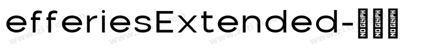 efferiesExtended字体转换