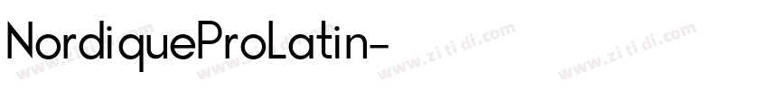 NordiqueProLatin字体转换