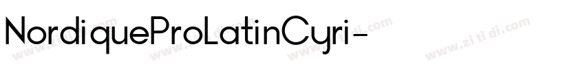 NordiqueProLatinCyri字体转换