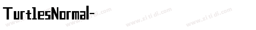 Turt1esNormal字体转换 Turt1esNormal字体转换