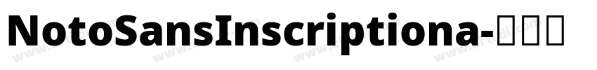 NotoSansInscriptiona字体转换