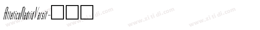 AtleticoMadridVarsit字体转换