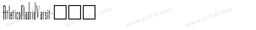 AtleticoMadridVarsit字体转换