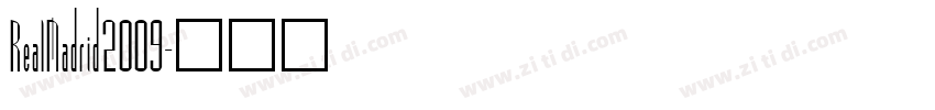 RealMadrid2009字体转换