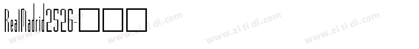RealMadrid2526字体转换