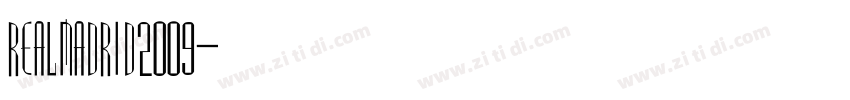 RealMadrid2009字体转换