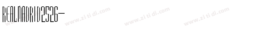RealMadrid2526字体转换
