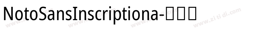 NotoSansInscriptiona字体转换