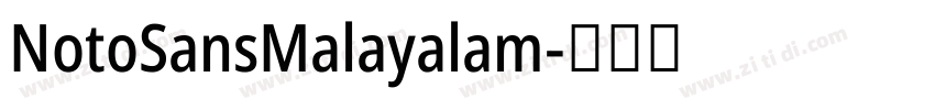 NotoSansMalayalam字体转换