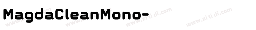 MagdaCleanMono字体转换