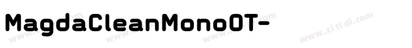MagdaCleanMonoOT字体转换