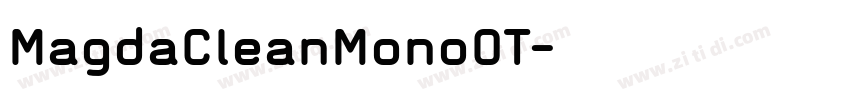 MagdaCleanMonoOT字体转换
