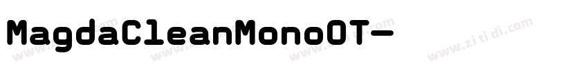 MagdaCleanMonoOT字体转换
