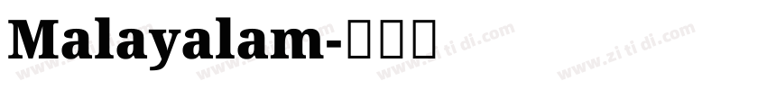 Malayalam字体转换