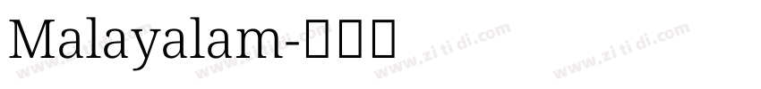 Malayalam字体转换