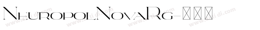 NeuropolNovaRg字体转换