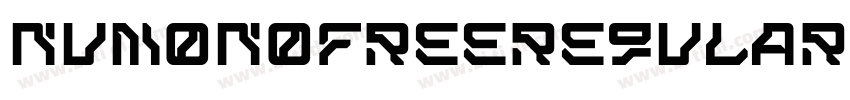 NuMonoFreeRegular字体转换