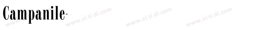 Campanile字体转换