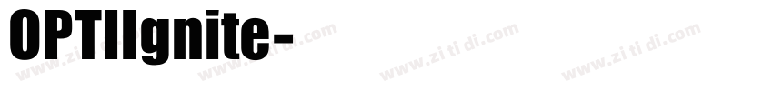 OPTIIgnite字体转换