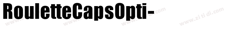 RouletteCapsOpti字体转换