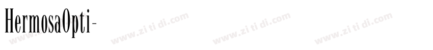 HermosaOpti字体转换