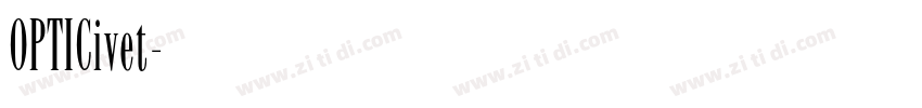 OPTICivet字体转换