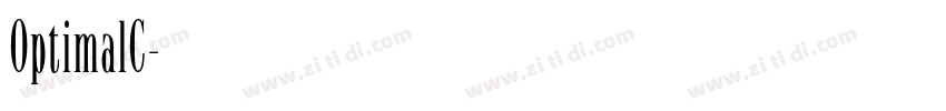 OptimalC字体转换