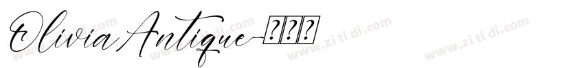 OliviaAntique字体转换