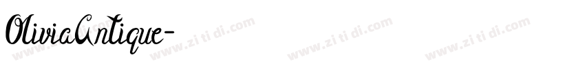 OliviaAntique字体转换