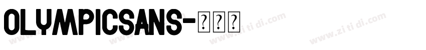 OlympicSans字体转换