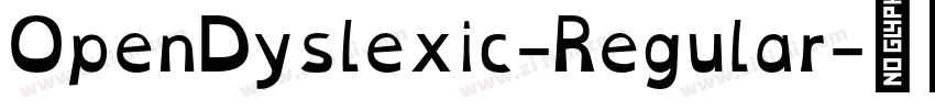 OpenDyslexic-Regular字体转换